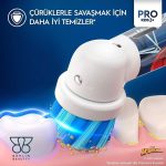 مسواک برقی کودک اورال بی مدل Pro Kids طرح اسپایدرمن (Oral-B)