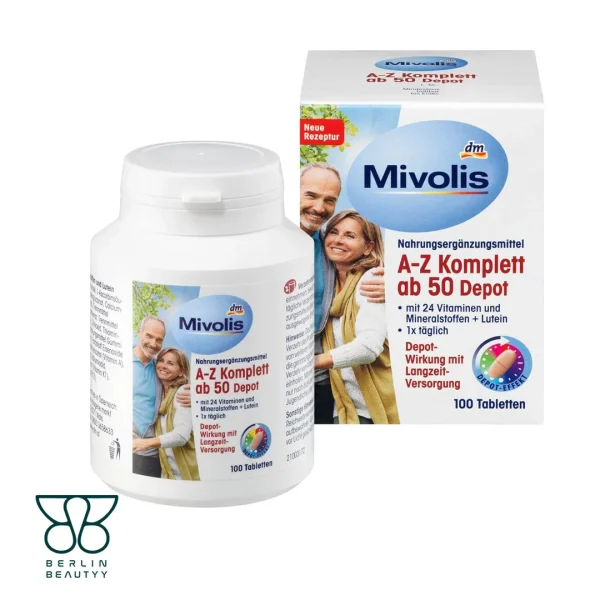 قرص مولتی ویتامین میوولیس بالای 50 سال (Mivolis)
