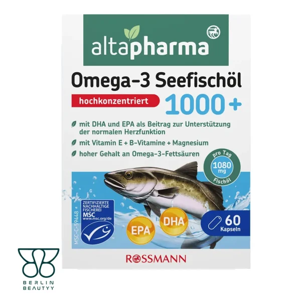 مکمل امگا ۳ روغن ماهی آلتافارما (altapharma)
